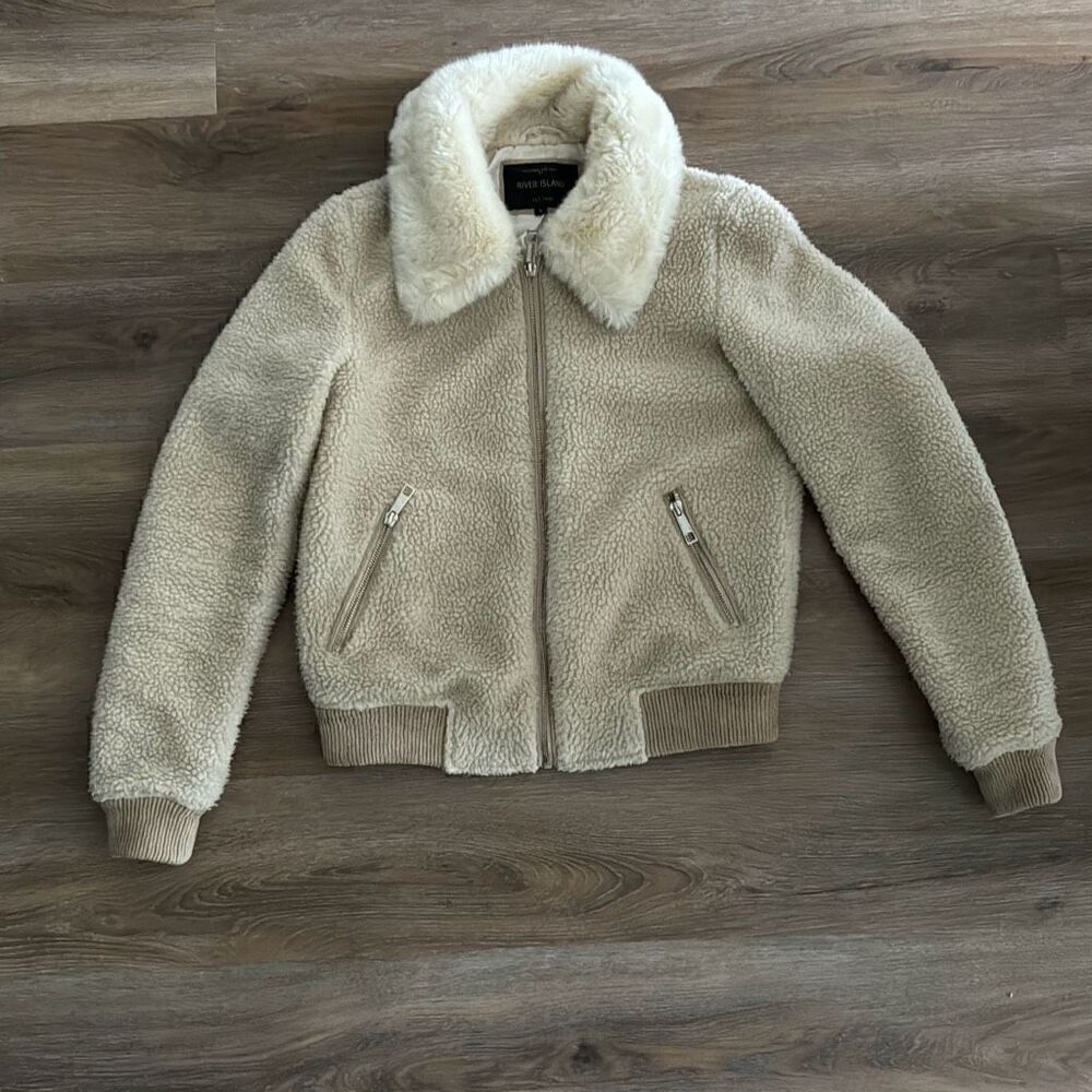 River Island Tan Flight Jacket